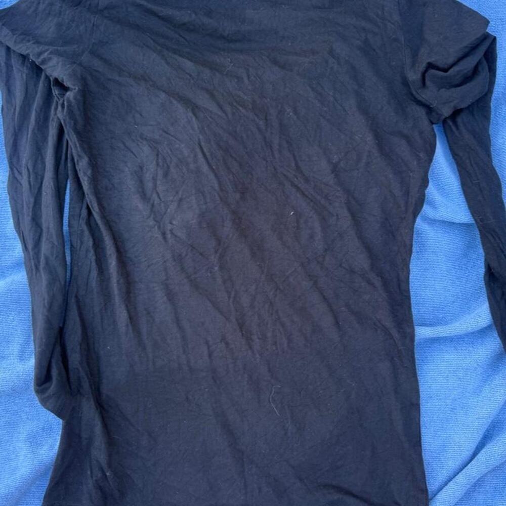 Hollister brown fitted long sleeve top scoop neck size M Y2K fashion 2000s - Picture 5 of 5